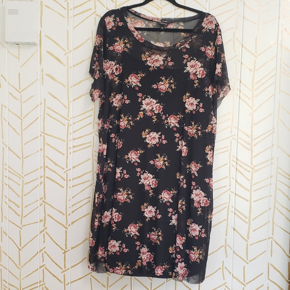 Torrid Mesh Silp Dress